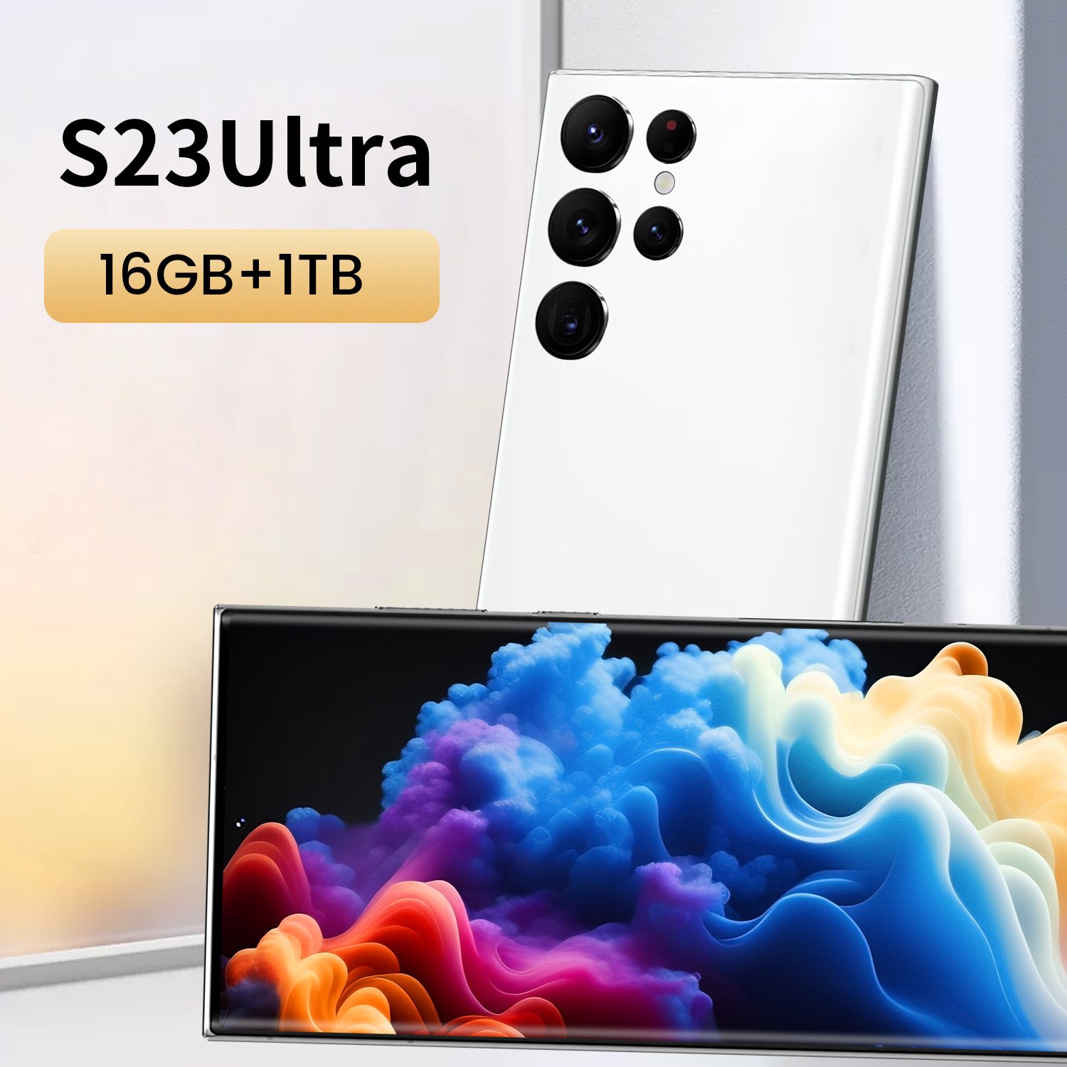 Smartphone2023 New Phone S23 Ultra 16gb+1tb 5g 7.2-inch Mtk6889 48mp 108mp With Built-in Pen Android 12 Smartphonemate60